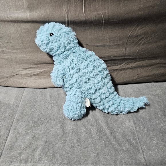 Manhattan Toy 2 Set lot Plush Dinosaurs Little Jurassics Stegosaurus T Rex Blue - Picture 7 of 9